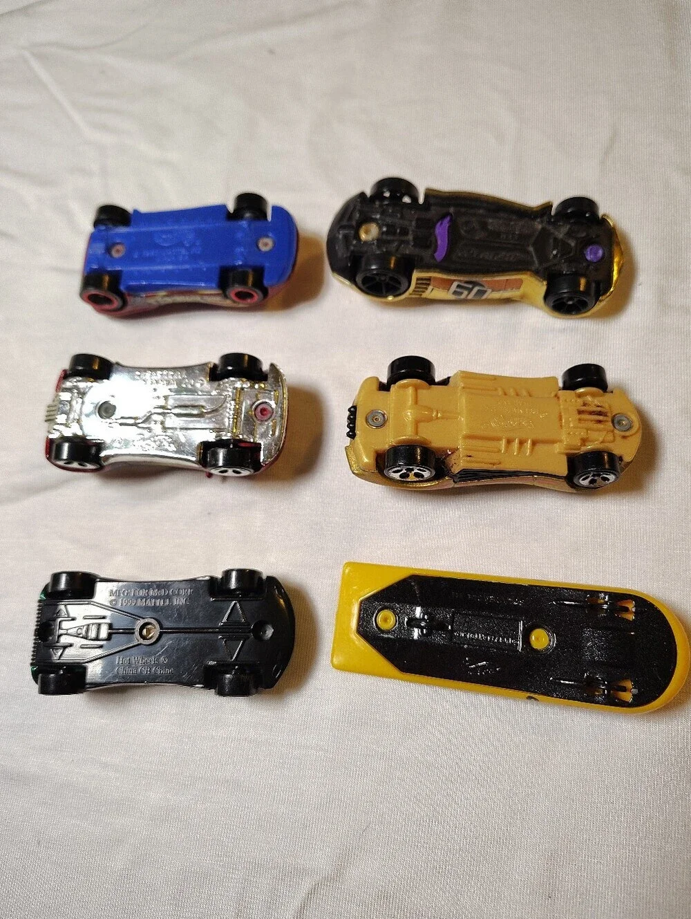Hot Wheels Vintage Car Lot Dated 1990's - 2000's Collectible Toys -Solar, Racing